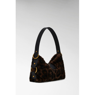 Bolso Guess Camden Leopardo HWLB9308720-LEO vista posterior y estructura