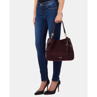Bolso Liu Jo Satchel AF6185 interior y capacidad