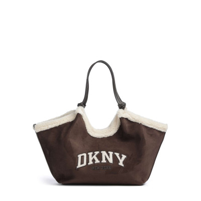 Bolso DKNY Paula Marrón Serraje vista frontal principal
