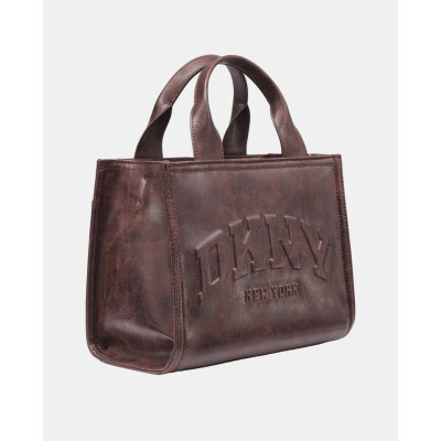 Bolso DKNY Tote Negro Estructurado vista lateral y proporciones