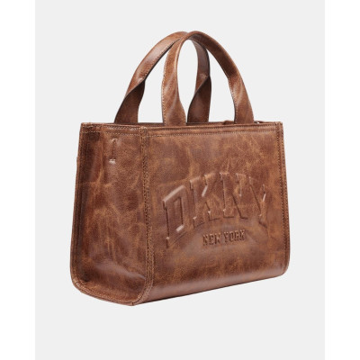 Bolso DKNY Tote Cuero Estructurado vista lateral y proporciones