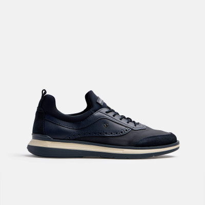 Zapatillas Martinelli Walden Hombre Marino perspectiva frontal