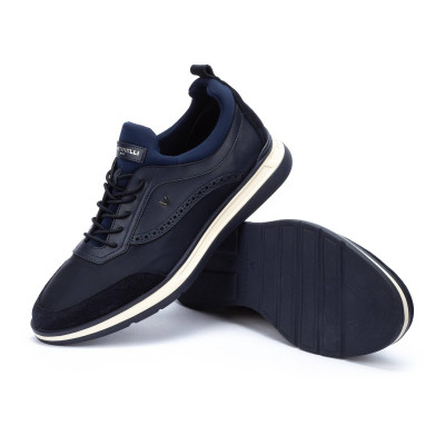 Zapatillas Martinelli Walden Hombre Marino vista posterior talon