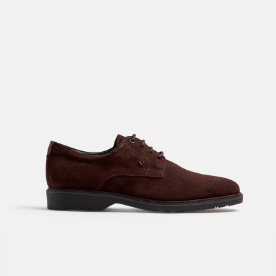 Zapatos Martinelli Watford hombre marrón vista frontal con cordones