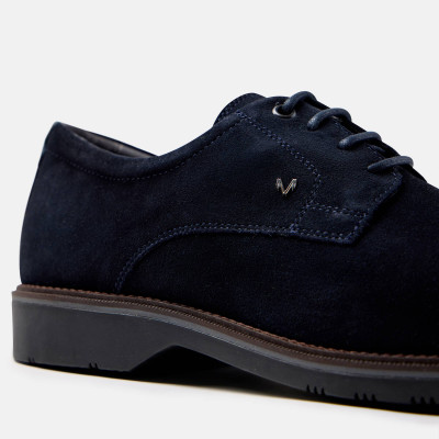 Zapatos Martinelli Watford hombre marino vista trasera contrafuerte