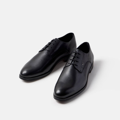 Zapatos Martinelli Empire hombre negro piel vista lateral exterior