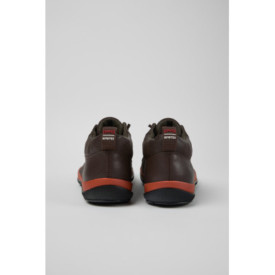 Botines Camper Peu Pista Hombre Marrón K300285 vista trasera y cuello acolchado