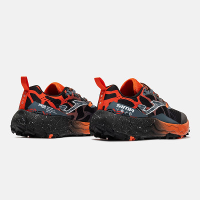 Zapatillas Joma Sima Trail Negro Naranja | Lázaro