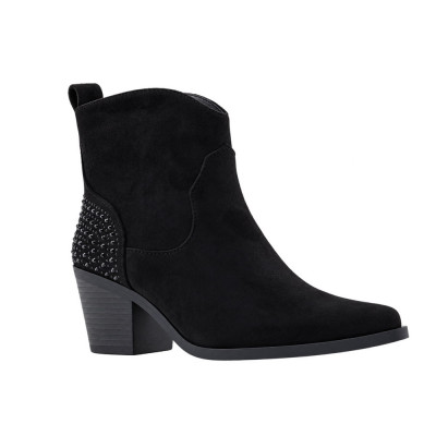 D Angela Botines Mujer Negro