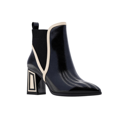 Rock Away Botines Mujer Negro
