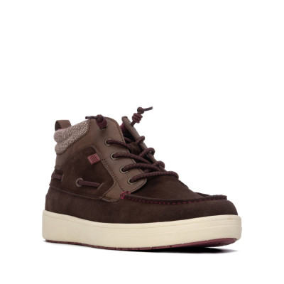 Botines Xti hombre marron 146748 detalle empeine y cordones
