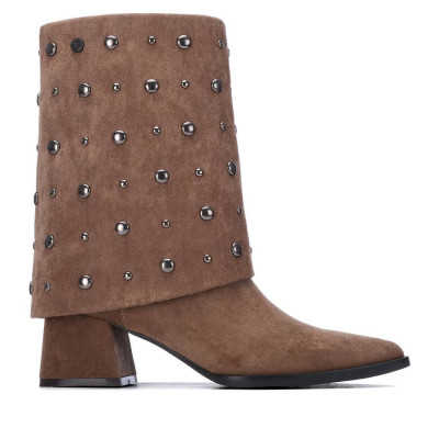 Botas Xti Mujer Taupe 128076 | Lázaro