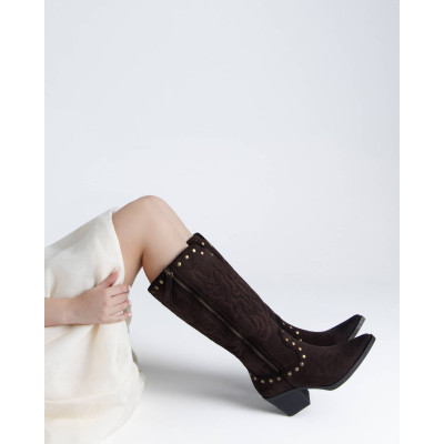 Botas Altas Xti Mujer Campera Marrón 146508 estilismo