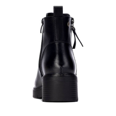 Botines Xti Basic Mujer  Negro Cremallera 130710 | Lázaro