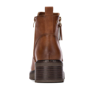Botines Xti Basic Mujer Camel Cremallera 130710 | Lázaro