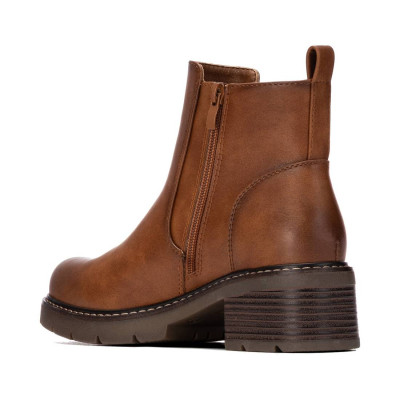 Botines Xti Basic Mujer Camel Cremallera 130710 | Lázaro