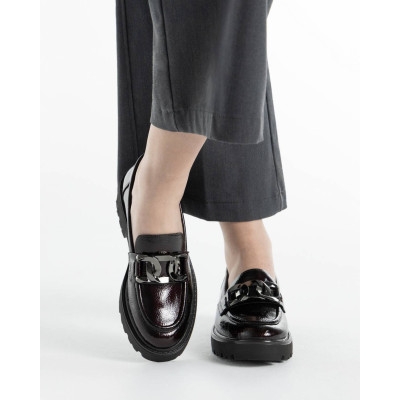 Mocasines Xti Mujer Plataforma  Negro Negro | Lázaro