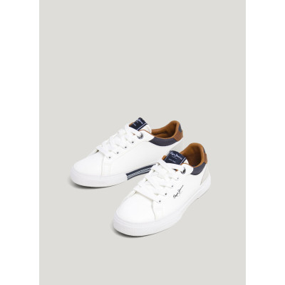 Zapatillas Clásicas Pepe Jeans Kenton Blanco | Lázaro