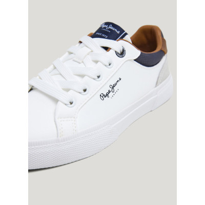 Zapatillas Clásicas Pepe Jeans Kenton Blanco | Lázaro