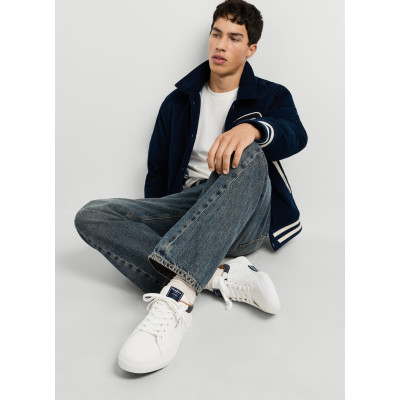 Zapatillas Pepe Jeans Tenis Blanco Hombre PMS30839