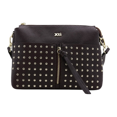 Bolso Xti Mujer Tachas Burdeos 184667