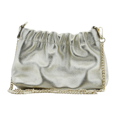 Bolso Be Casual Fruncido Oro Fiesta MBP073SR1