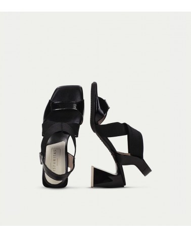 Una fusión de estilo y comodidad: las Sandalias de Tacón Mallorca Negro, perfectas para cualquier ocasión