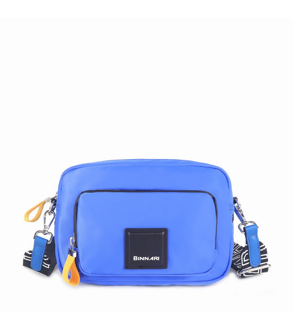 Bolso bandolera Binnari Ruth Cobalto 117359 en color azul cobalto, ideal para un look casual y elegante.