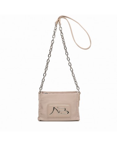 Bolso Binnari Nora Stone 117360 en color taupe, ideal para un look casual y elegante.