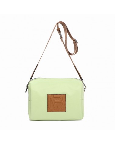 Bolso bandolera Mina 117364 en color lima-camel, ideal para un look casual y elegante.