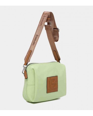 Bolso Mina 117364 en nylon reciclado, perfecto para mujeres modernas y conscientes del medio ambiente.