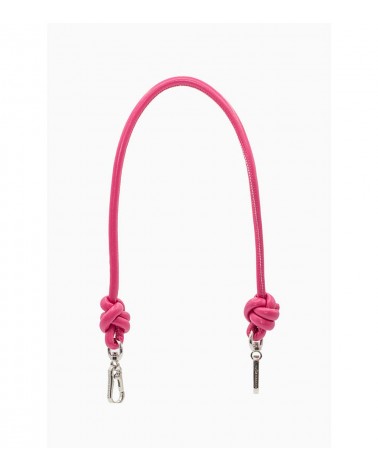 Cadena Nudo Fucsia Olivia Mareque de 60 cm con mosquetones personalizados.