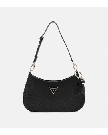 Bolso de hombro GUESS Noelle para mujeres en color negro - Lázaro Zapaterías