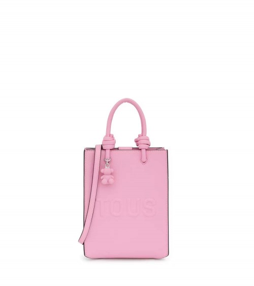 Elegante y versátil mini bolso TOUS La Rue New en rosa