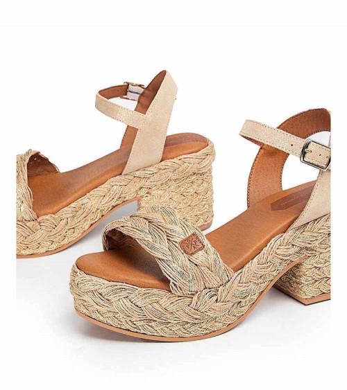 Estilo Elegante y Versátil de las Sandalias Popa Abaka Wedge Heel