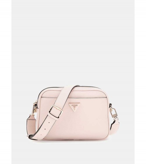 Bolso crossbody Meridian para mujer en imitación de cuero, diseño completo con herrajes dorados