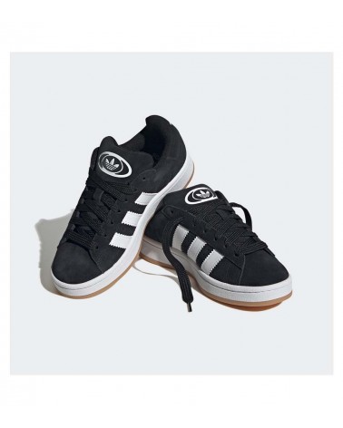 Adidas Campus 00s en Core Black y Cloud White, perfectas para un estilo casual.