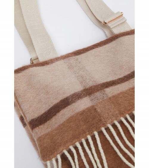 Bolso Tote Liujo para Mujer en beige claro con Mezcla de Lana – Estilo elegante y sofisticado para el día a día.