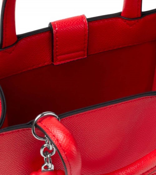 Mini Bolso Pop TOUS Brenda en Rojo con Asa Ajustable y Detalle de Oso Colgante – Elegancia y versatilidad en un diseño compacto.