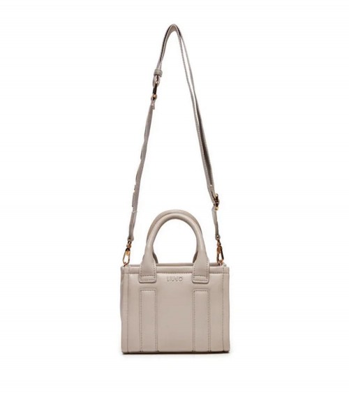 Liujo Minibolso Tote Mujer Acolchado Color True Champagne Correa Ajustable