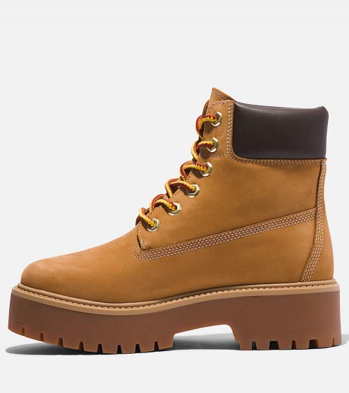 Botas Impermeables Timberland Stone Street 6 Inch en Amarillo para Mujer – Comodidad y estilo sostenible en cualquier clima.