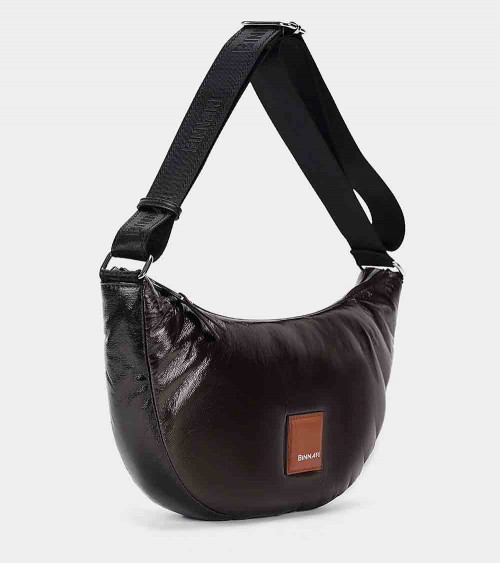 Binnari Bolso Bandolera Mujer Medialuna Jerez 20323 Cafe