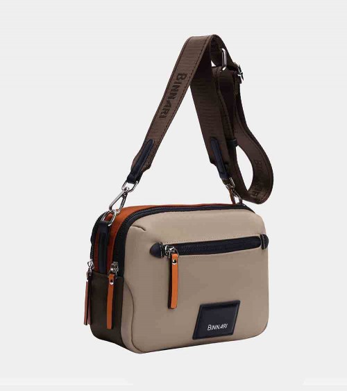 Binnari Bolso Mujer Bandolera Estepona 20281 Canela