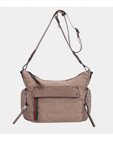 Binnari Bolso Mujer Bandolera Malaga 20361 Gabardina Beig