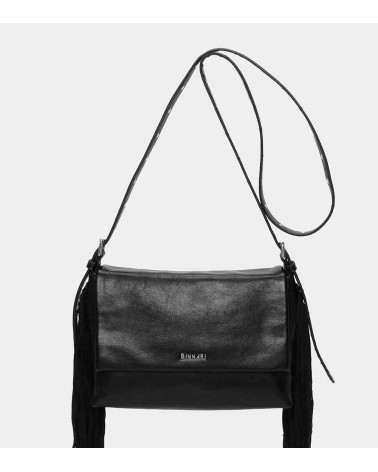 Binnari Bolso Bandolera Solapa Mijas 20382 Mujer Negro