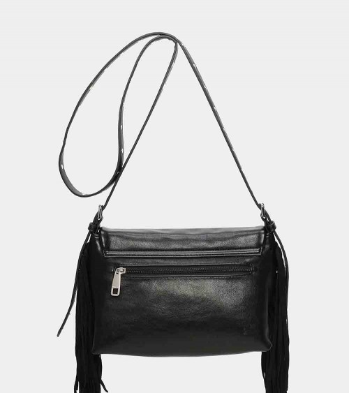 Binnari Bolso Bandolera Solapa Mijas 20382 Mujer Negro