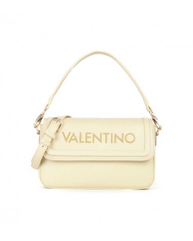 Bolso de hombro Valentino en color pistacho con detalles metálicos dorados.