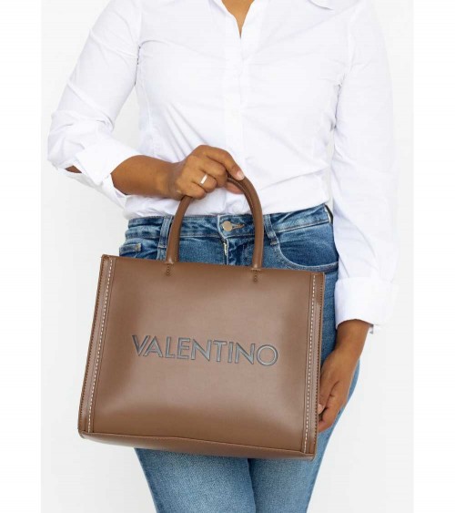 Bolso Valentino Bags VBS8AJ04 en color marrón, ideal para el día a día.