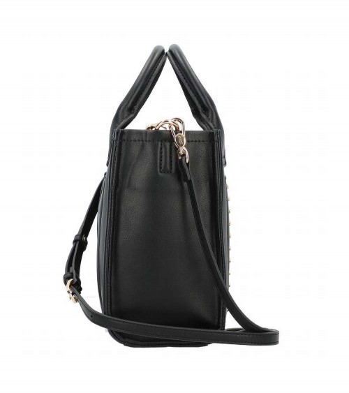 Bolso de hombro Liu Jo Ridhi en color negro con detalles dorados y correa ajustable.