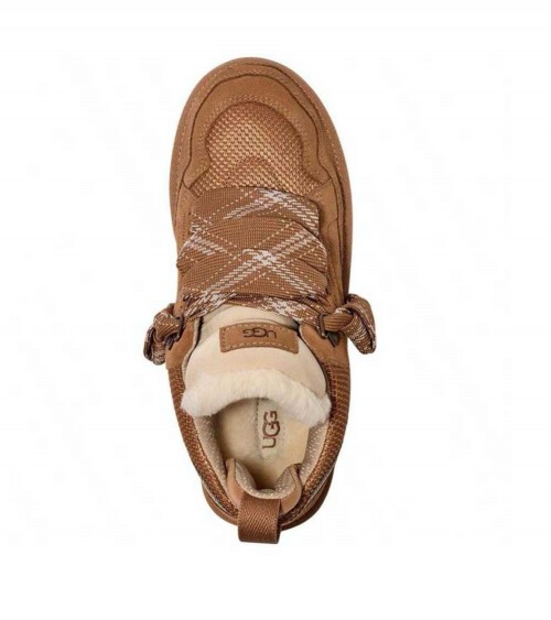 Ugg Deportivas Lowmel Mujer Serraje Tejido Color Avellana